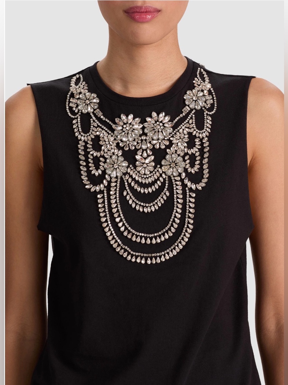 Alice + Olivia Dede Embellished Tank - Picture 4 of 11